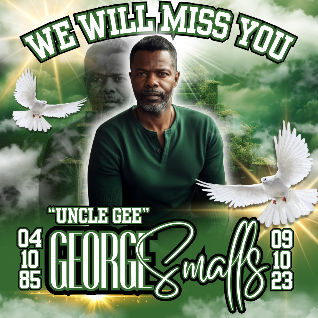 Green Editable Memorial Design - Digital Single Image